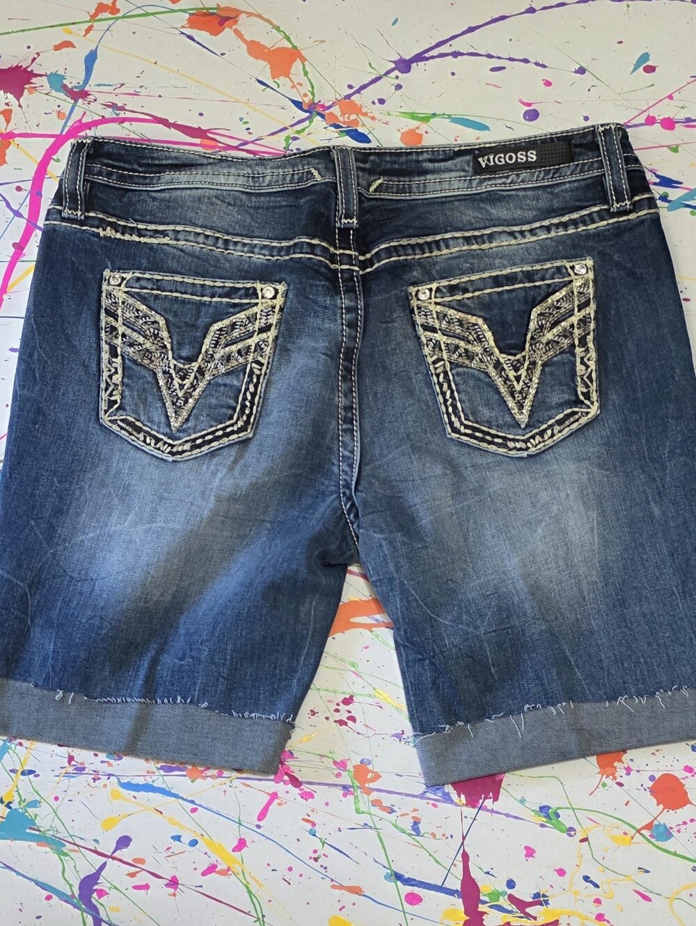 Vigoss Demin Bermuda Shorts - Sz 14